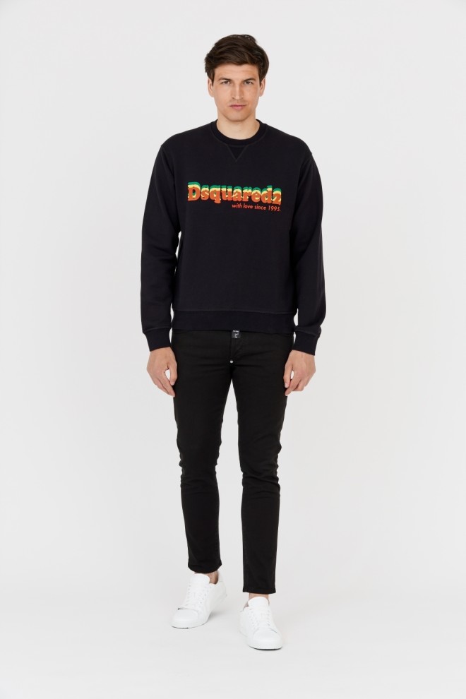 DSQUARED2 Black men's cool fit sweatshirt