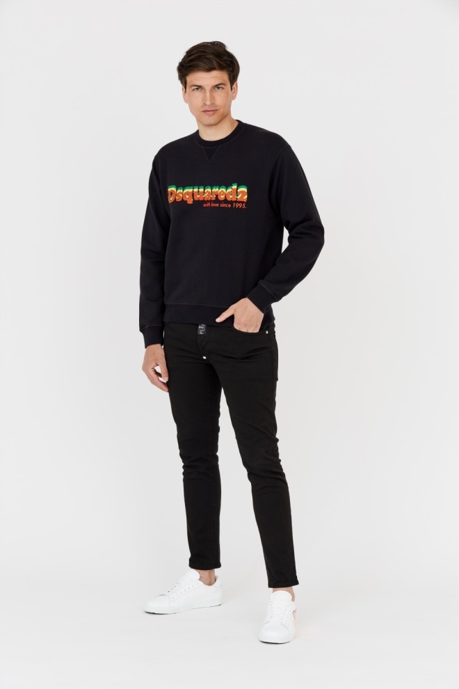 DSQUARED2 Black men's cool fit sweatshirt