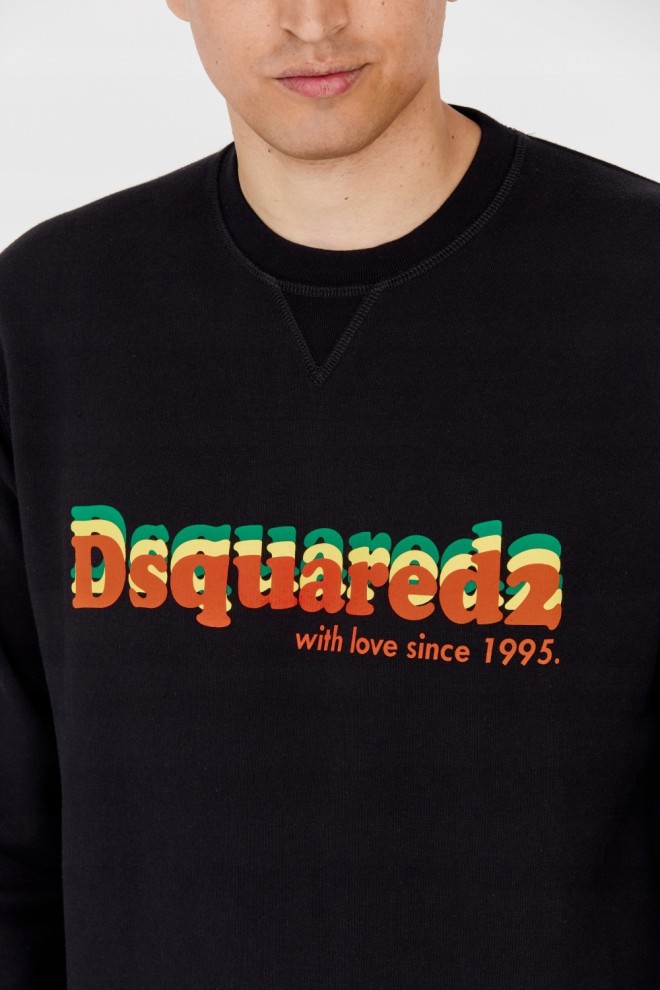 DSQUARED2 Black men's cool fit sweatshirt