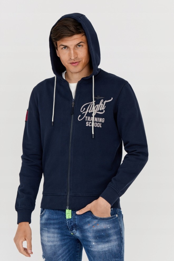 AERONAUTICA MILITARE Men's navy blue sweatshirt