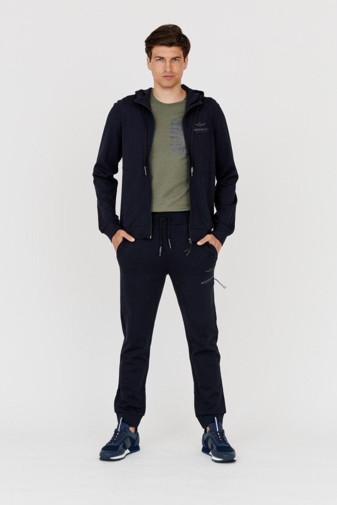 AERONAUTICA MILITARE Men's navy blue sweatshirt