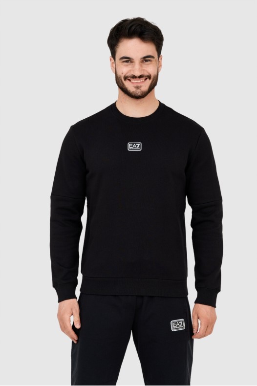 EA7 Black men's sweatshirt...