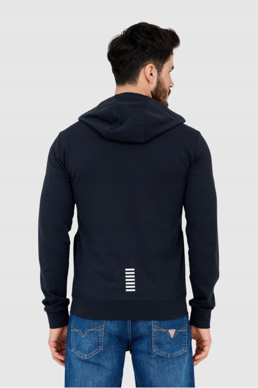 EA7 Navy blue men's hooded...