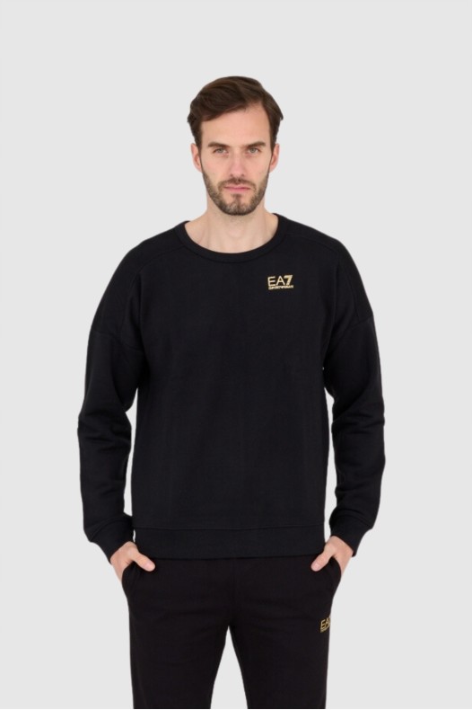 EA7 Black men's sweatshirt...