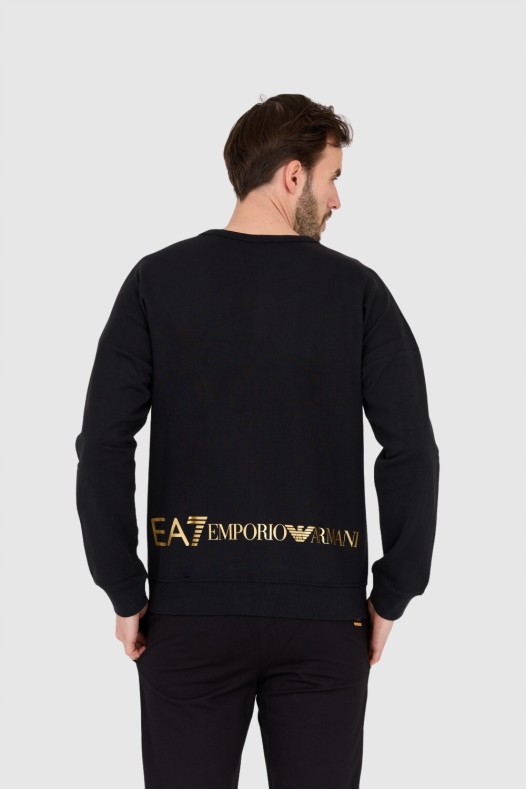 EA7 Black men's sweatshirt...