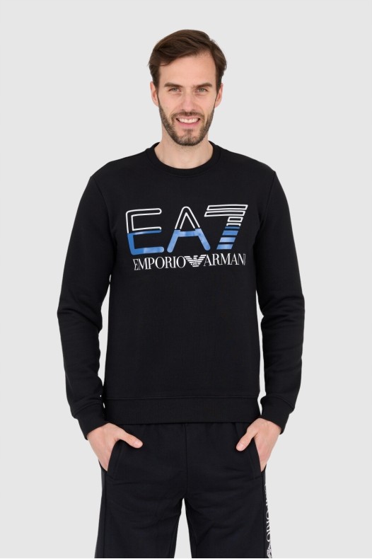 EA7 Black men's sweatshirt...