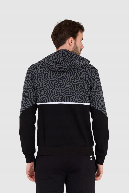 EA7 Hanorac moro negru și...