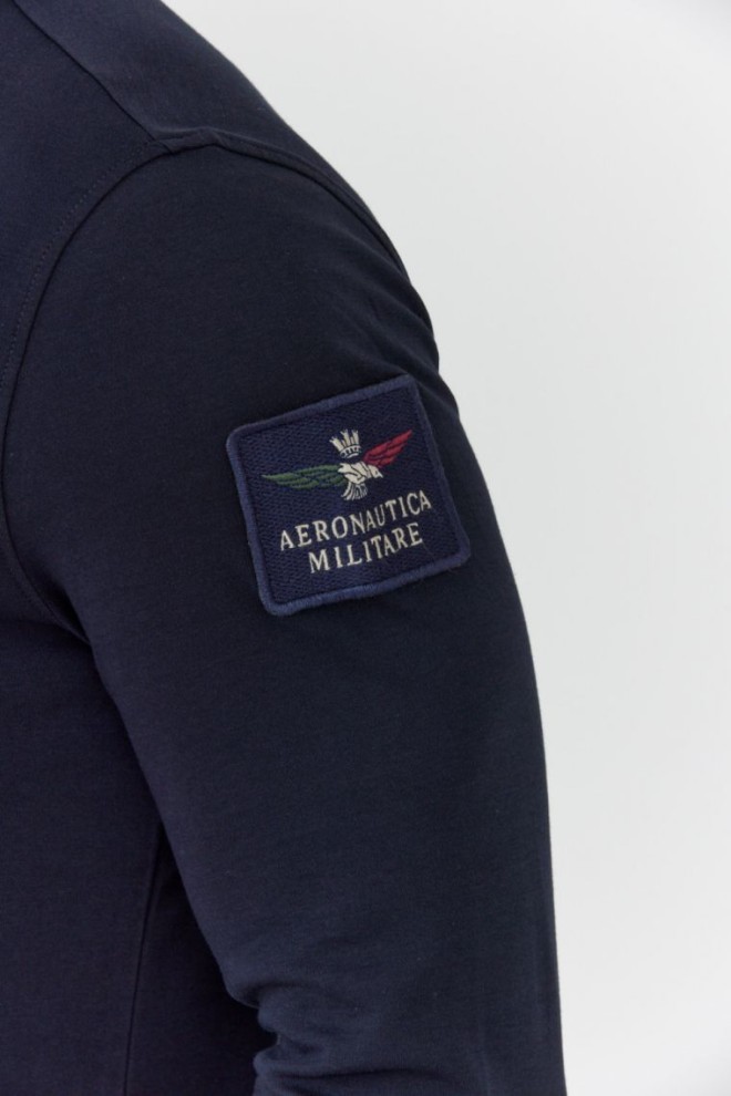 AERONAUTICA MILITARE Granatowy longsleeve męski