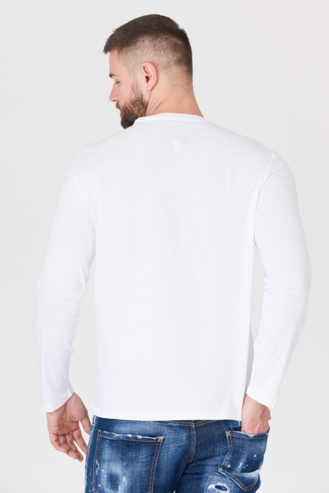 ARMANI EXCHANGE White men's longsleeve with small logo