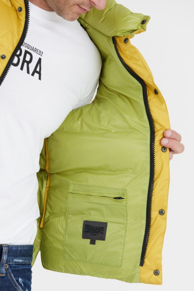 BLAUER Bărbați galben în jos Sebastian fără mâneci