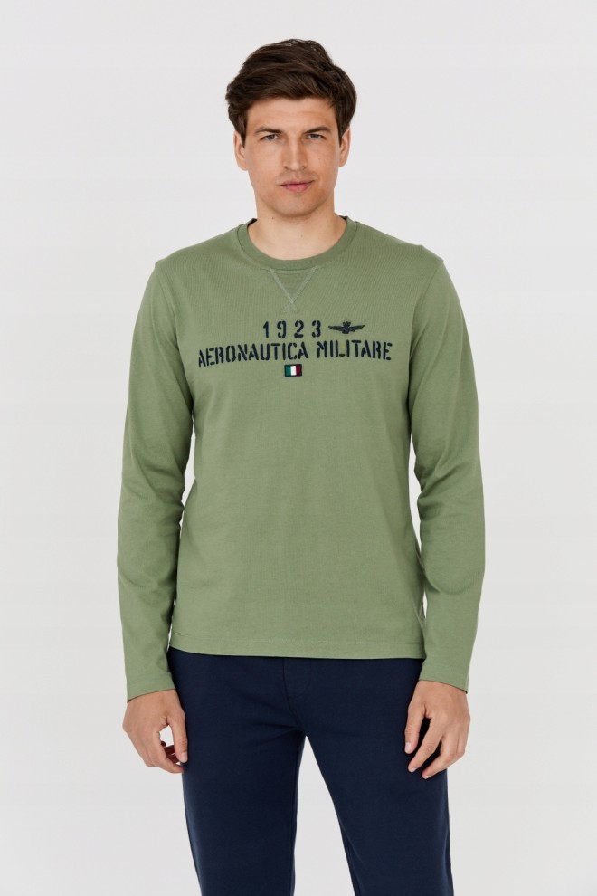 AERONAUTICA MILITARE Men's green longsleeve