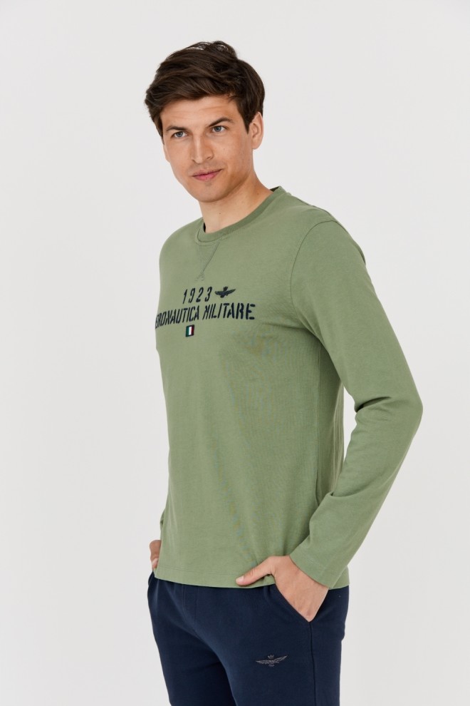 AERONAUTICA MILITARE Men's green longsleeve