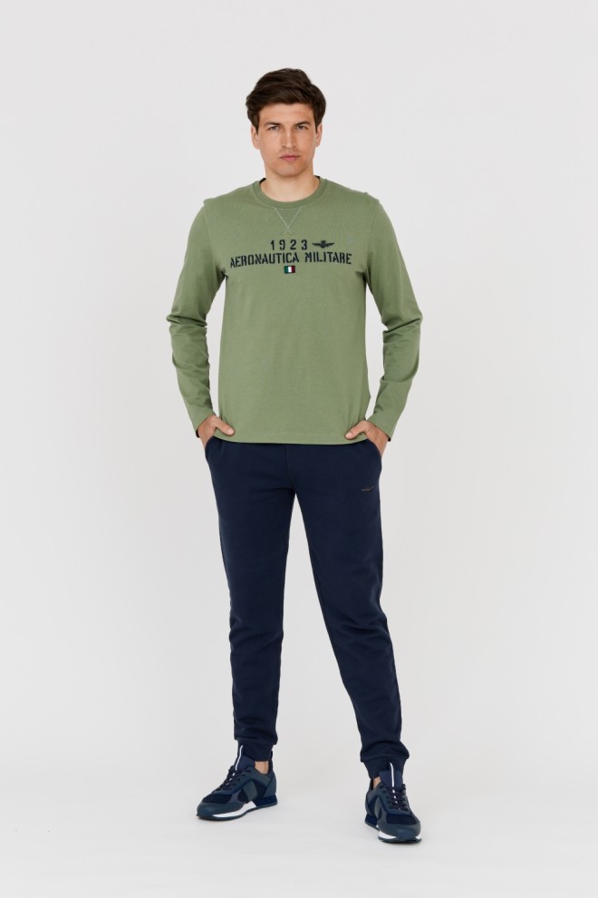 AERONAUTICA MILITARE Men's green longsleeve