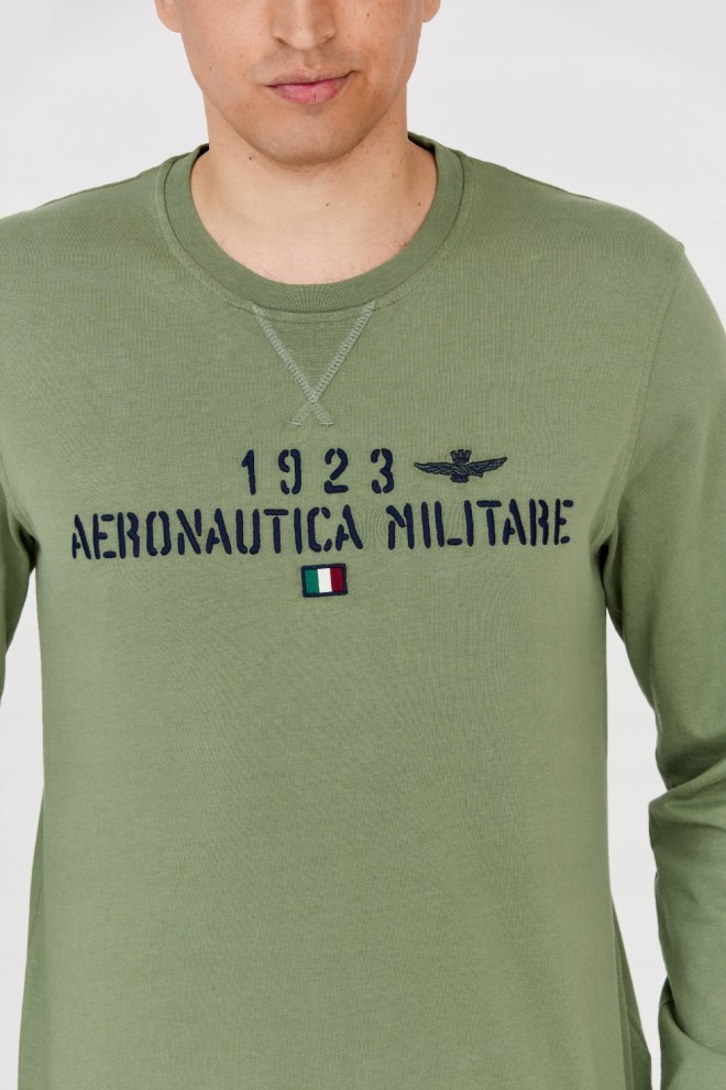 AERONAUTICA MILITARE Men's green longsleeve