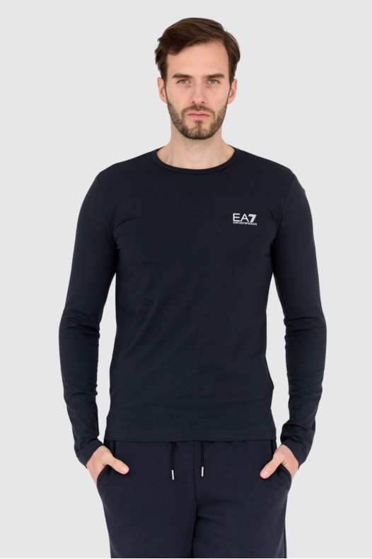 EA7 Men's navy blue longsleeve