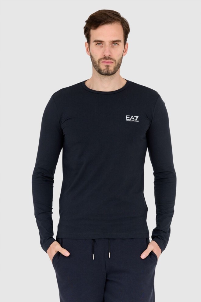 EA7 Men's navy blue longsleeve