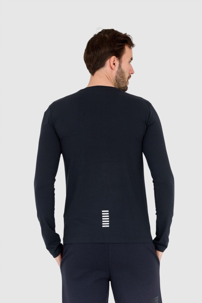 EA7 Men's navy blue longsleeve