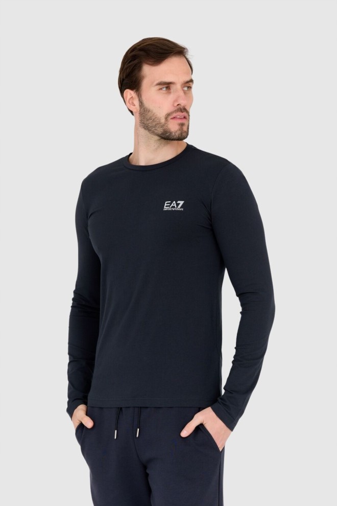 EA7 Men's navy blue longsleeve