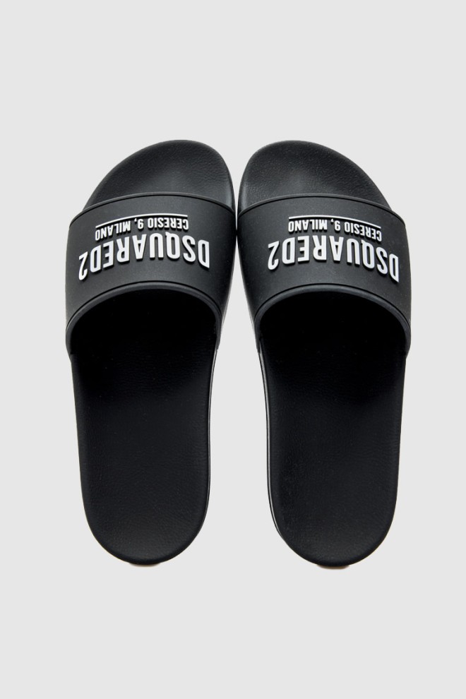 DSQUARED2 Black men's flip-flops