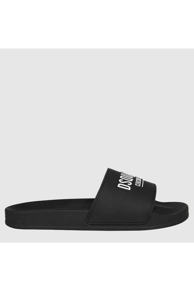 DSQUARED2 Black men's flip-flops