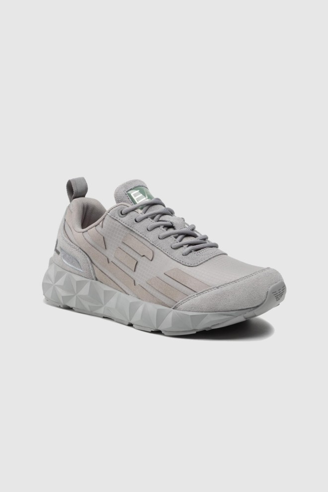 Adidași cu logo mare pentru bărbați EA7 Grey