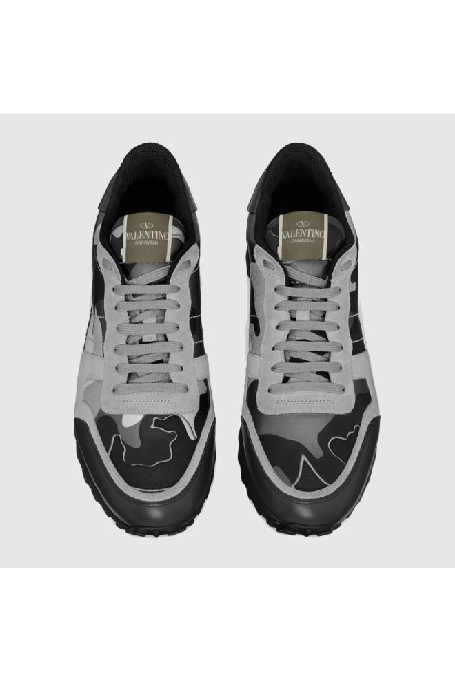 Adidași VALENTINO GARAVANI Rockrunner în camuflaj gri