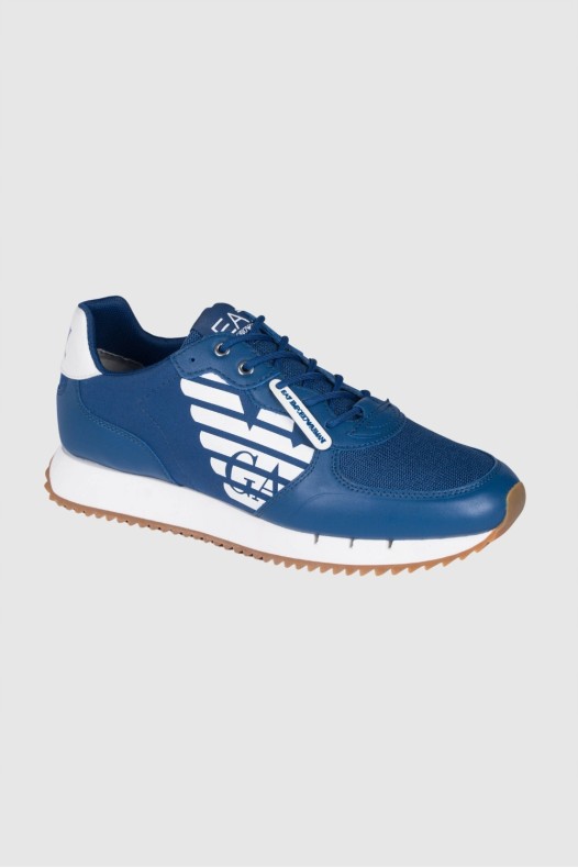 EA7 Niebieskie sneakersy z...
