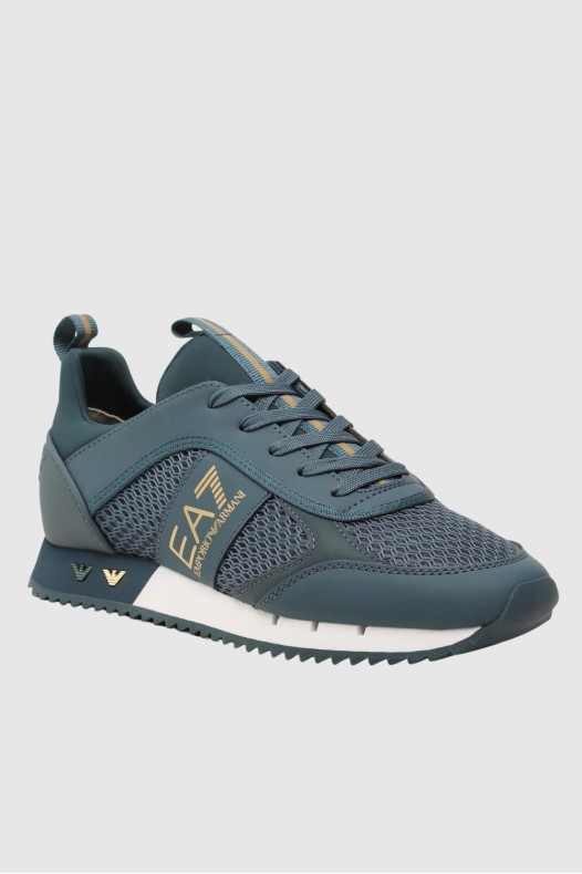 EA7 Turquoise men's sneakers