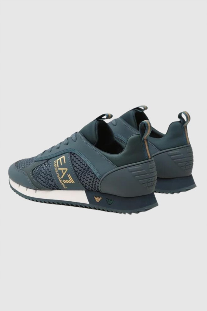 EA7 Turquoise men's sneakers