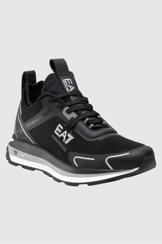 EA7 Black men's sneakers