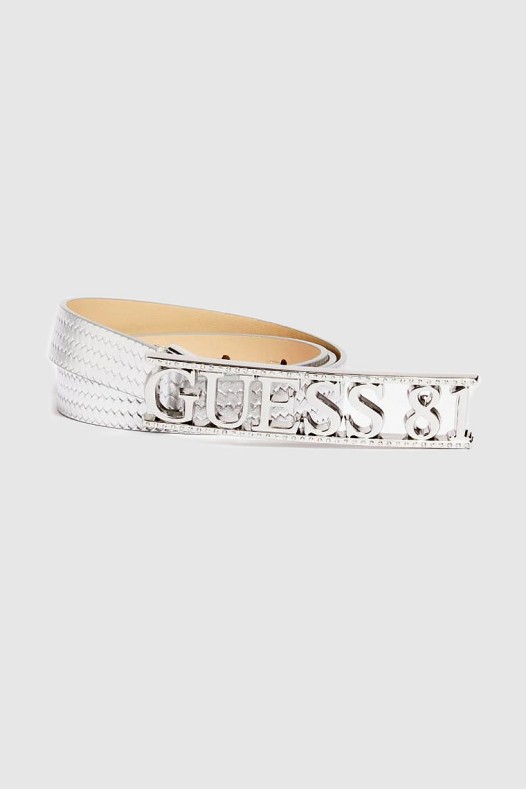 Жіночий срібний ремінь GUESS