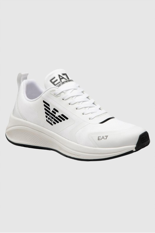 EA7 Białe sneakersy z...