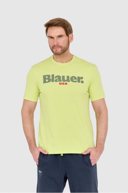 BLAUER Green men's t-shirt...