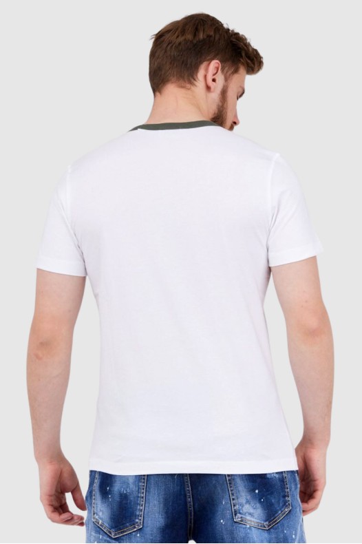 DIESEL Tricou alb pentru...