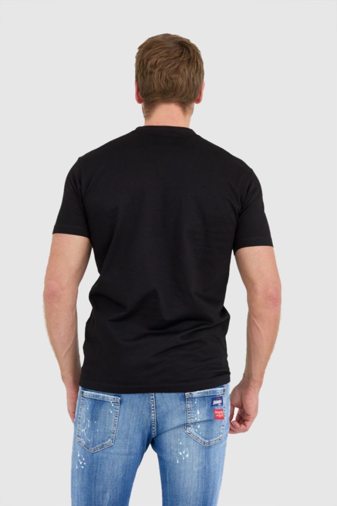 DSQUARED2 Black men's t-shit with pocket