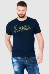 GUESS Granatowy t-shirt...