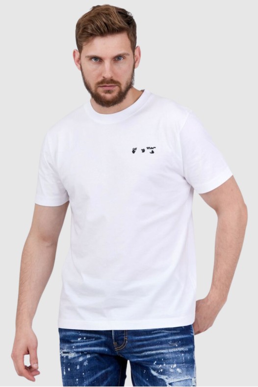 OFF-WHITE Biały t-shirt...