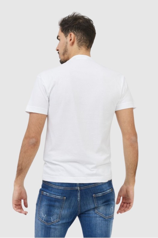 PALM ANGELS Tricou alb cu...