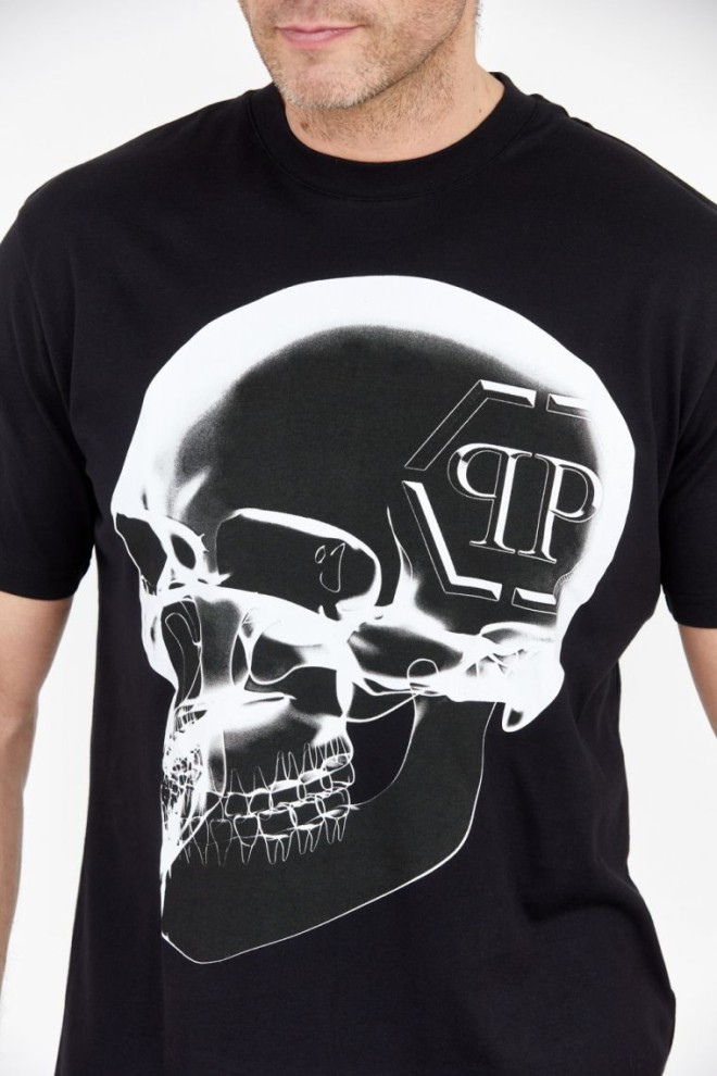 PHILIPP PLEIN Black men's x-ray skull t-shirt