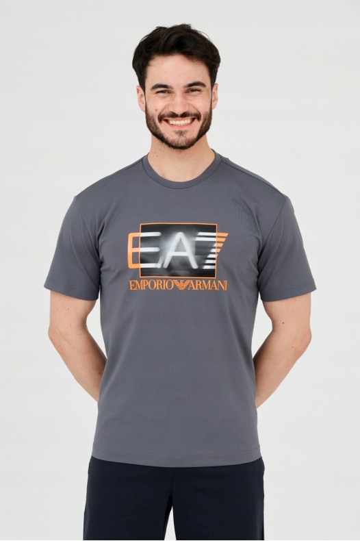 EA7 Grey t-shirt with...