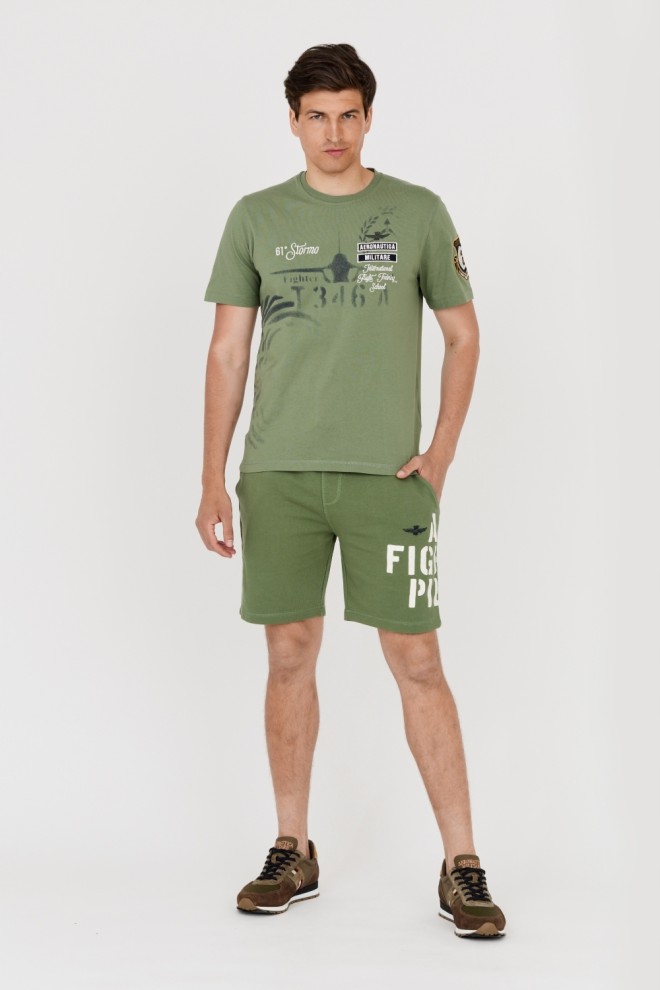 AERONAUTICA MILITARE Green men's t-shirt