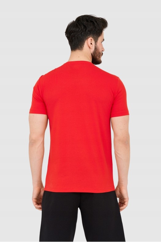 EA7 Red men's t-shirt with...