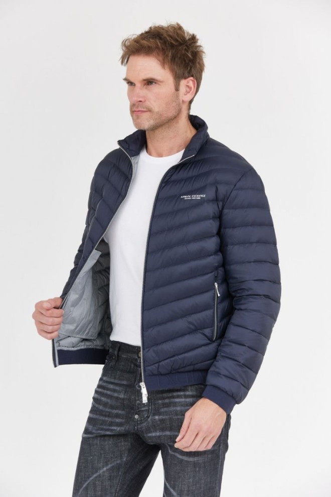 ARMANI EXCHANGE navy blue down transitional jacket