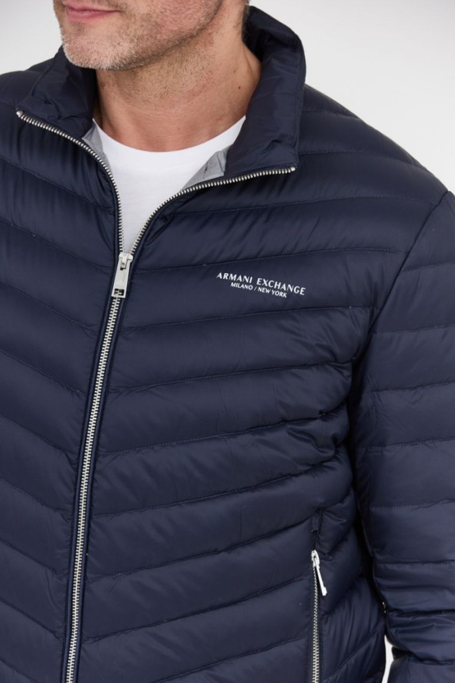 ARMANI EXCHANGE navy blue down transitional jacket