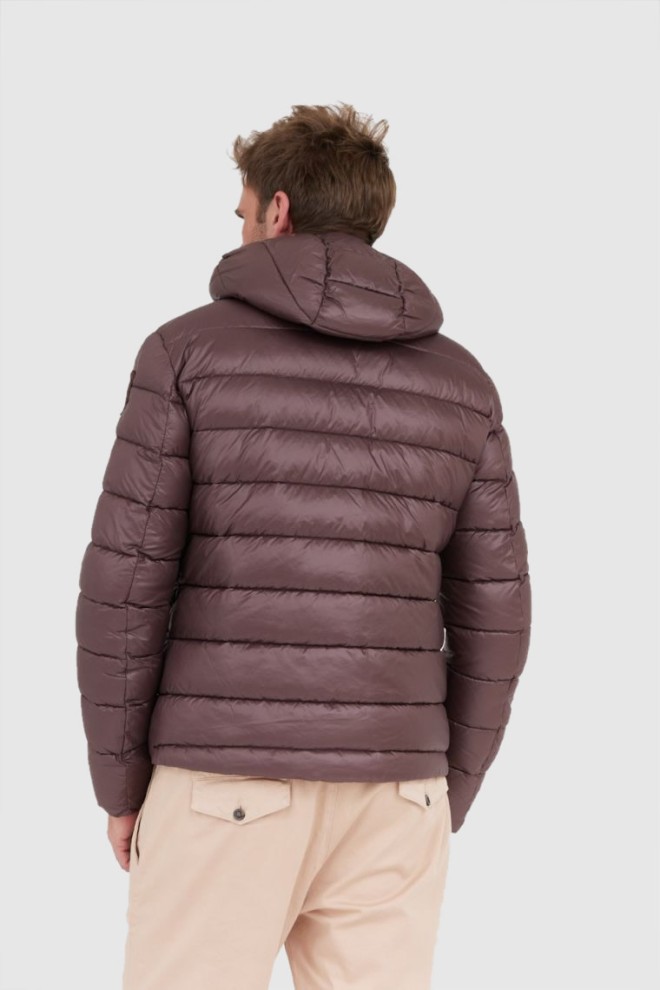 Jachetă cu glugă BLAUER Brown Virgil pentru bărbați