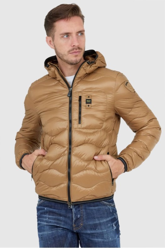 BLAUER Brown men's down...