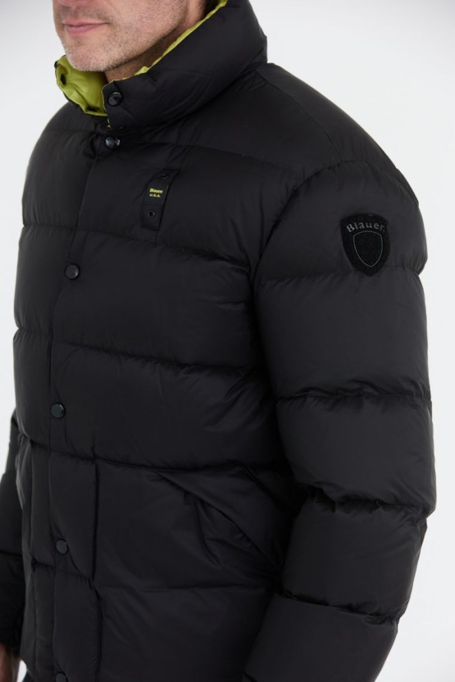 BLAUER Black men's down jacket FLETCHER