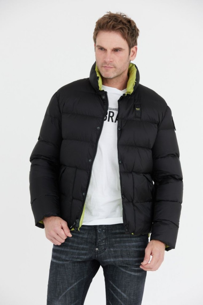 BLAUER Black men's down jacket FLETCHER