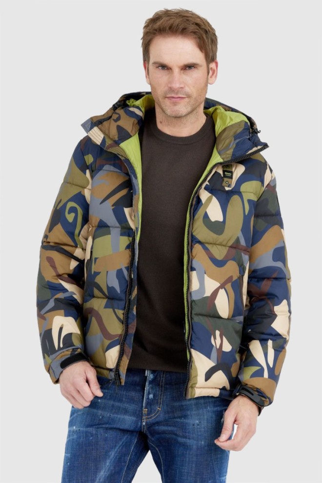 BLAUER Men's Perry Down Jacket in Moro