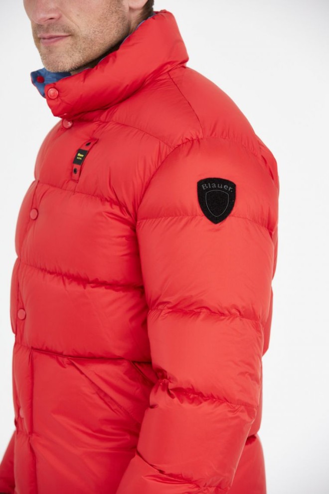 BLAUER Red men's down jacket FLETCHER